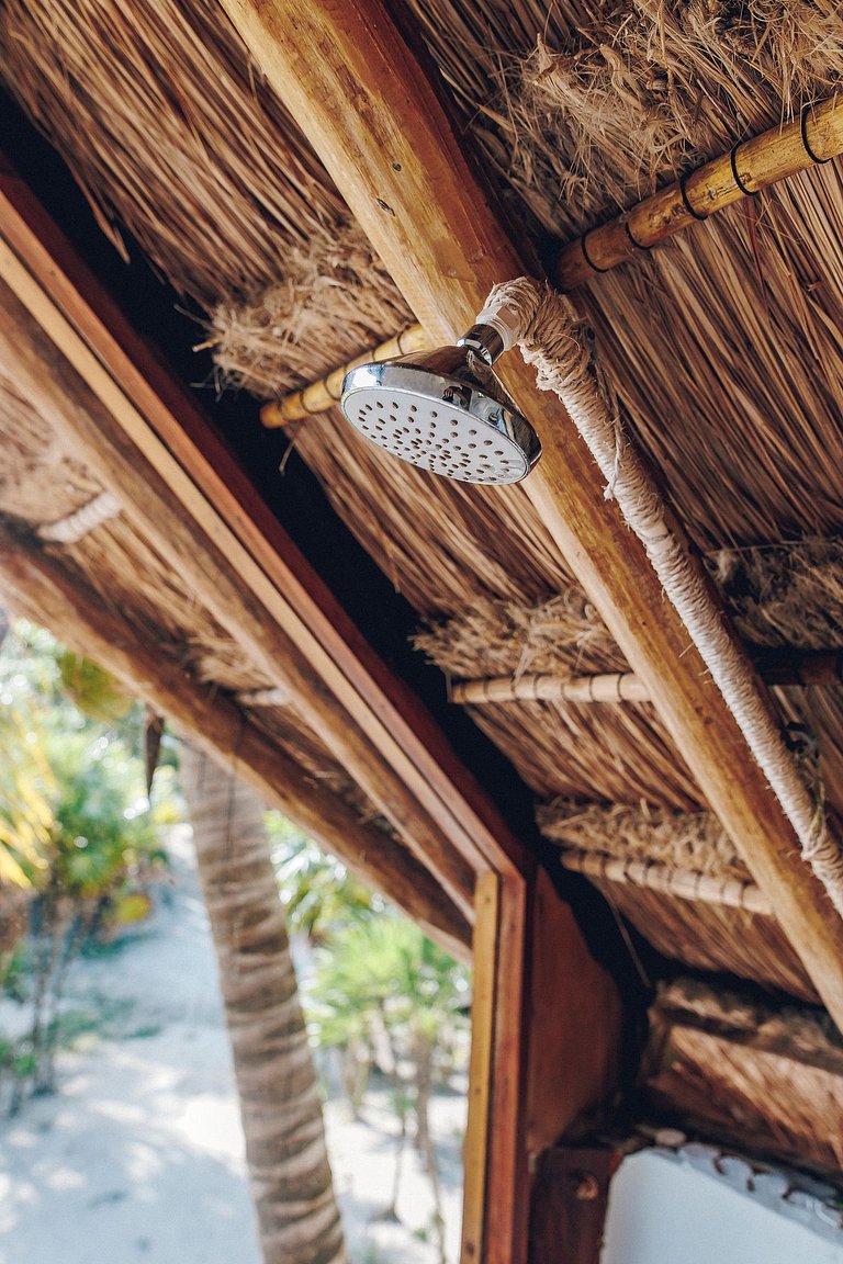 Amazing ECO Palapa at Private Beach in Sian Kaan.