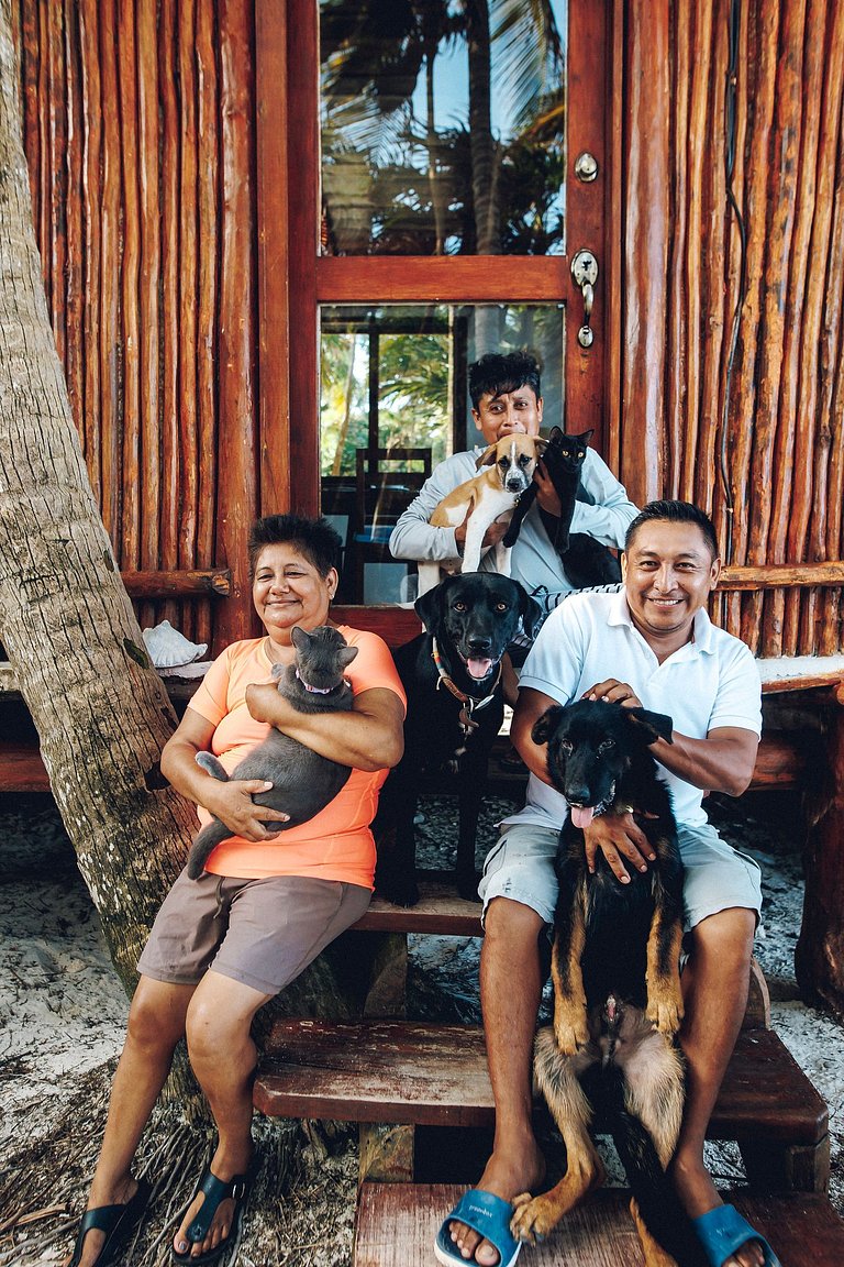 Palapa deluxe with private beach