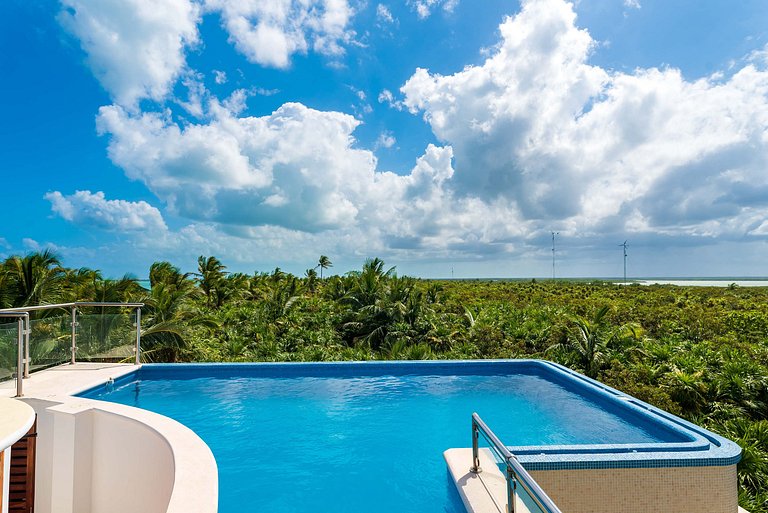 villa de lujo autosustentable con playa privada