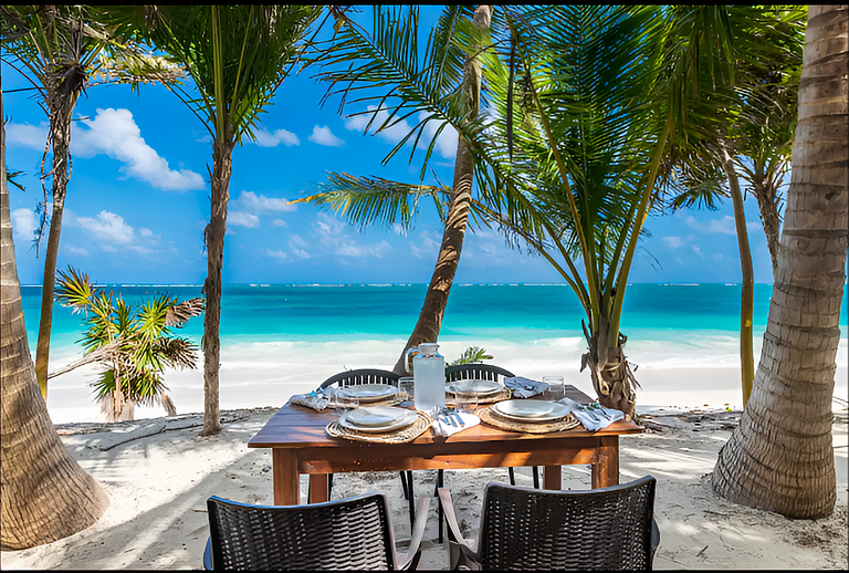 villa de lujo autosustentable con playa privada