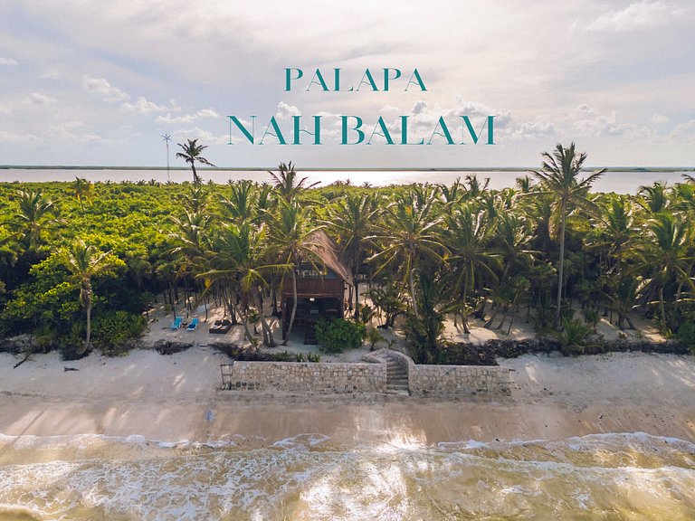 Amazing ECO Palapa at Private Beach in Sian Kaan.