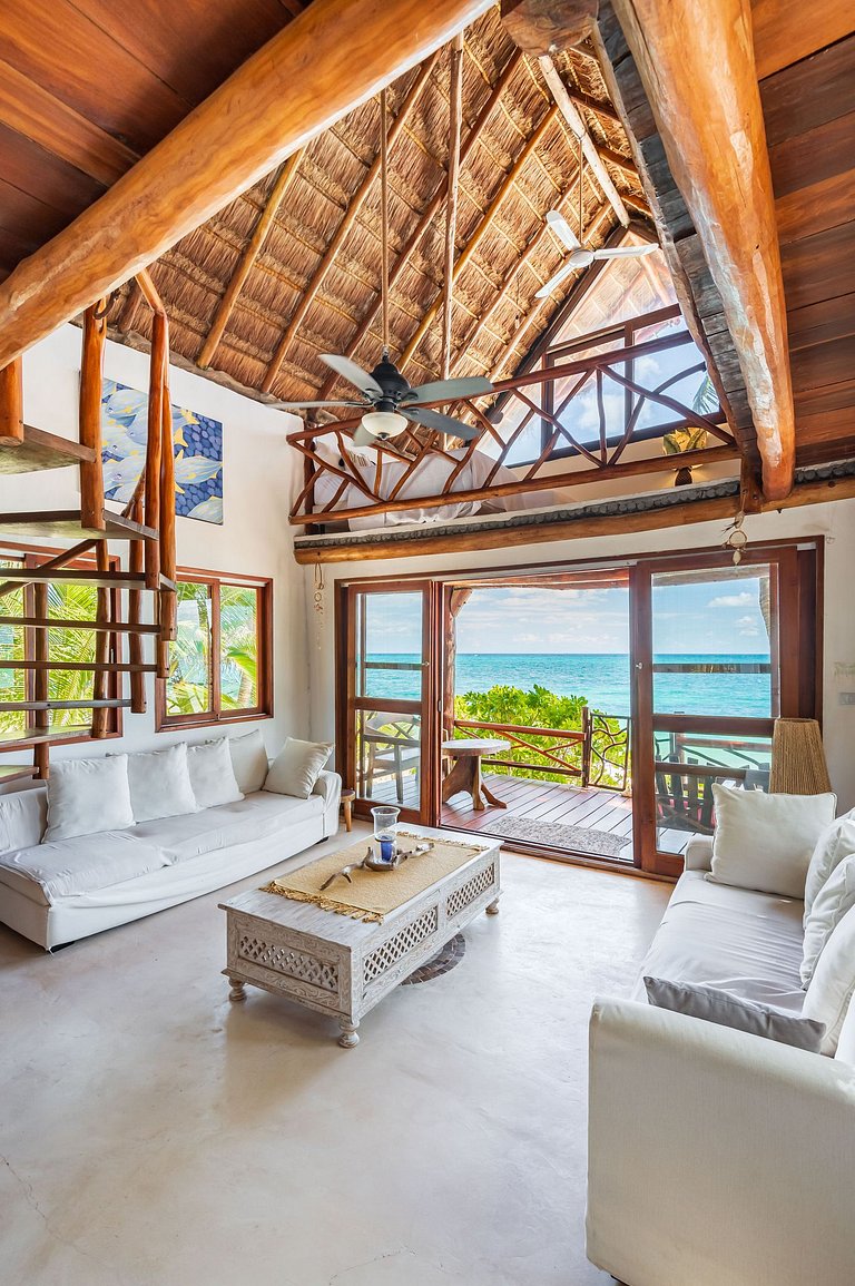 Amazing ECO Palapa at Private Beach in Sian Kaan.