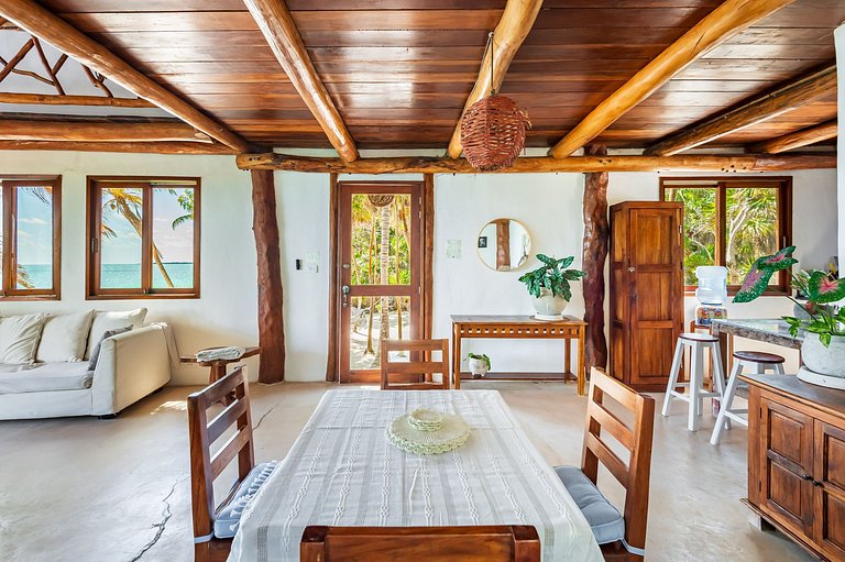 Palapa deluxe with private beach