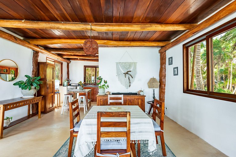 Palapa deluxe with private beach