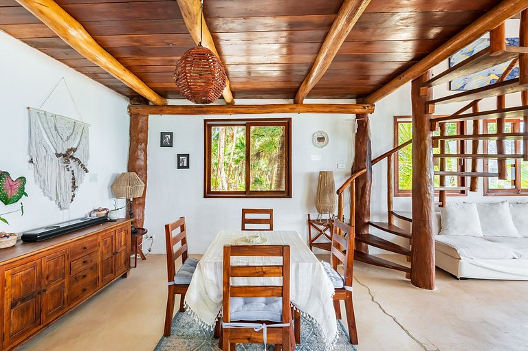 Amazing ECO Palapa at Private Beach in Sian Kaan.