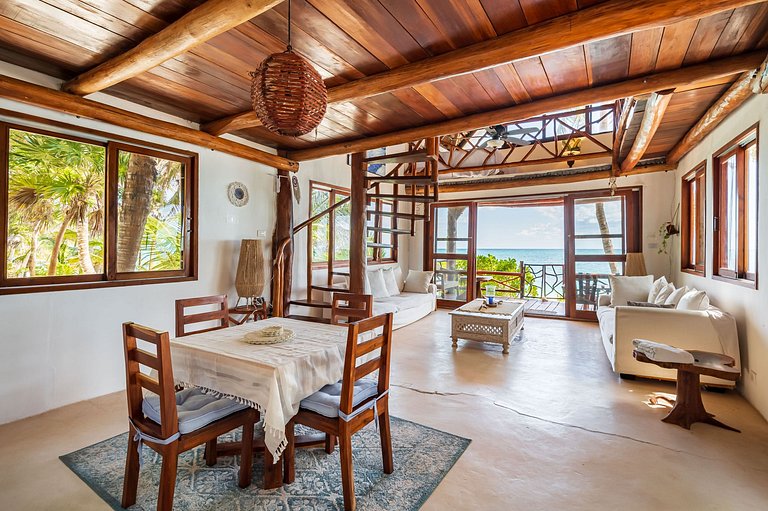 Amazing ECO Palapa at Private Beach in Sian Kaan.