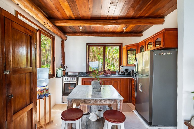 Palapa deluxe with private beach