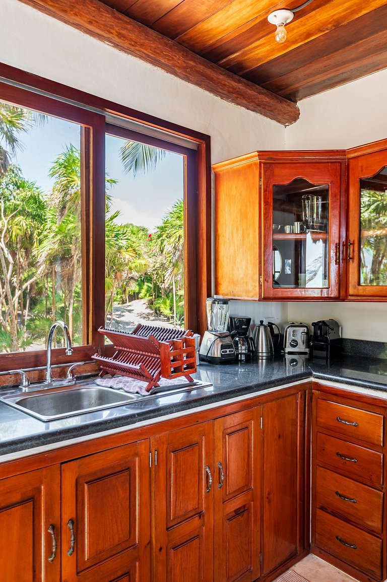 Palapa deluxe with private beach