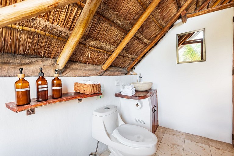 Palapa deluxe with private beach