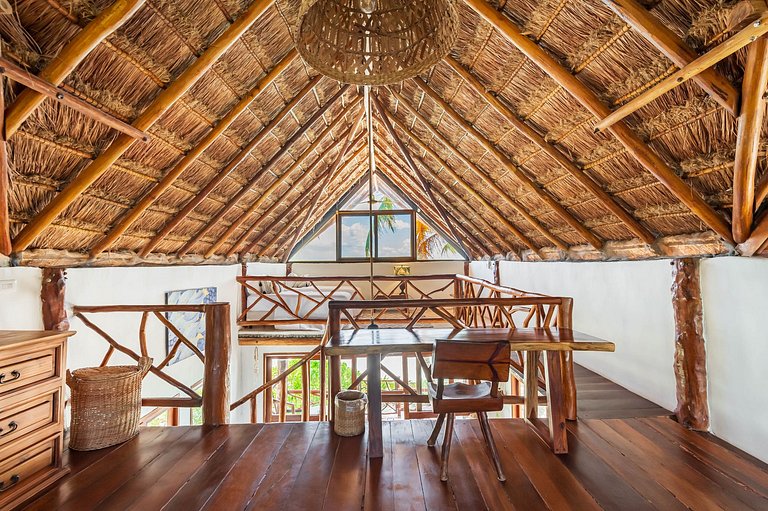 Amazing ECO Palapa at Private Beach in Sian Kaan.