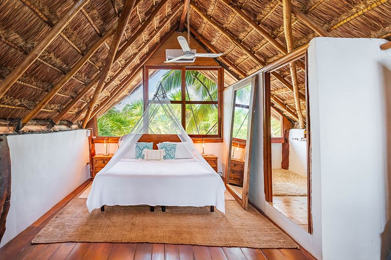 Amazing ECO Palapa at Private Beach in Sian Kaan.